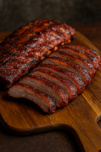 BBQ Rippchen im Jumbo-Halter