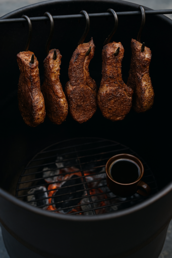 Entrecôte mit rauchiger Kaffeemarinade