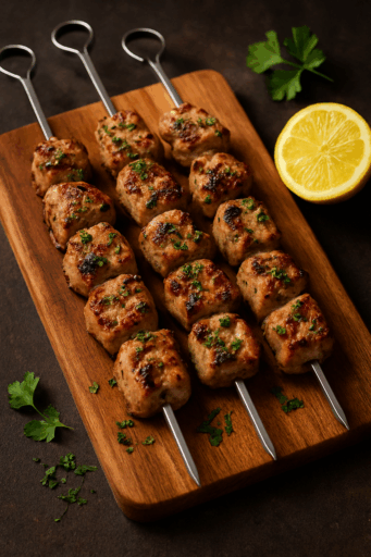 Schweinefilet-Spiesse Hierbas